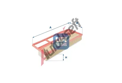 UFI Vzduchov filtr UFI 30.265.00, 30.265.00