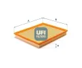 Vzduchov filtr UFI ‐ UFI 30.284.00