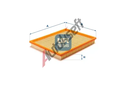 UFI Vzduchov filtr UFI 30.284.00, 30.284.00
