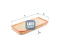 Vzduchov filtr UFI ‐ UFI 30.315.00