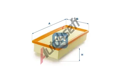UFI Vzduchový filtr UFI 30.322.00, 30.322.00  UFI Vzduchový filtr UFI 30.322.00, 30.322.00
