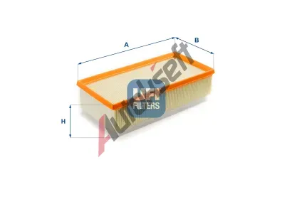 UFI Vzduchov filtr UFI 30.334.00, 30.334.00