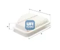 Vzduchov filtr UFI ‐ UFI 30.452.00