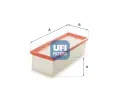 Vzduchov filtr UFI ‐ UFI 30.546.00
