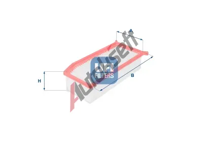 UFI Vzduchov filtr UFI 30.547.00, 30.547.00