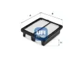 Vzduchov filtr UFI ‐ UFI 30.617.00