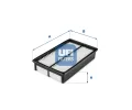 Vzduchov� filtr&nbsp;UFI&nbsp;&dash;&nbsp;UFI 30.626.00
