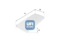 Vzduchov filtr UFI ‐ UFI 30.639.00