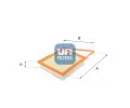 Vzduchov filtr UFI ‐ UFI 30.645.00