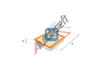 UFI Vzduchov filtr UFI 30.645.00, 30.645.00