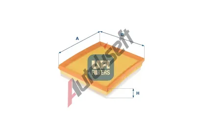 UFI Vzduchov filtr UFI 30.648.00, 30.648.00