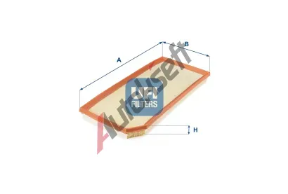 UFI Vzduchový filtr UFI 30.657.00, 30.657.00  UFI Vzduchový filtr UFI 30.657.00, 30.657.00