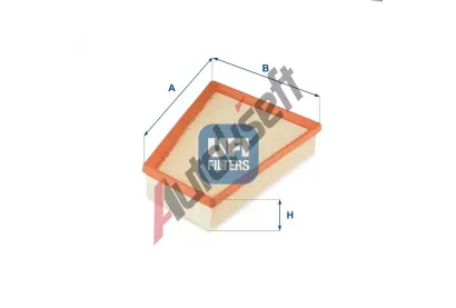 UFI Vzduchov filtr UFI 30.663.00, 30.663.00