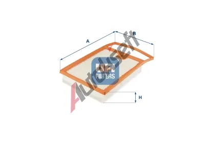 UFI Vzduchov filtr UFI 30.692.00, 30.692.00