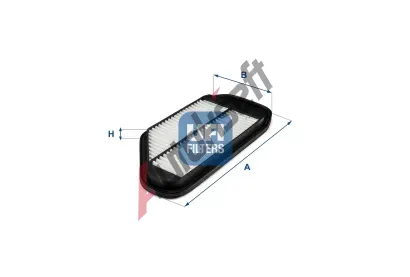 UFI Vzduchov� filtr UFI 30.701.00, 30.701.00