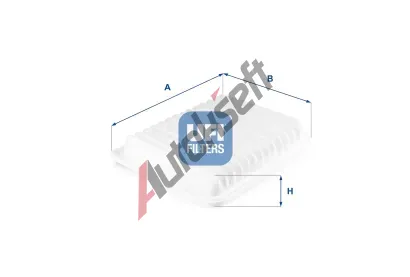 UFI Vzduchov filtr UFI 30.709.00, 30.709.00