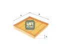 Vzduchov filtr UFI ‐ UFI 30.711.00