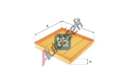 UFI Vzduchov filtr UFI 30.711.00, 30.711.00