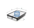Vzduchov filtr UFI ‐ UFI 30.779.00