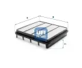 Vzduchov filtr UFI ‐ UFI 30.785.00