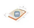 UFI Vzduchov filtr ‐ UFI 30.793.00