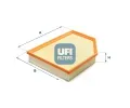 Vzduchov filtr UFI ‐ UFI 30.A62.00