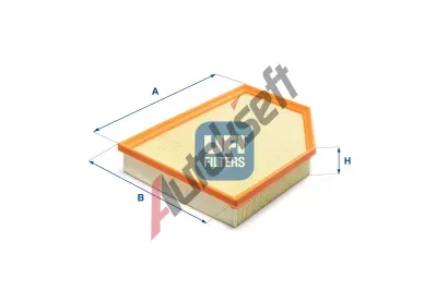 UFI Vzduchov filtr UFI 30.A62.00, 30.A62.00