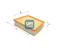 Vzduchov filtr UFI ‐ UFI 30.A63.00