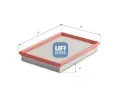 Vzduchov filtr UFI ‐ UFI 30.A87.00