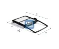 Vzduchov filtr UFI ‐ UFI 30.A97.00