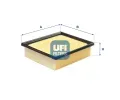 Vzduchov filtr UFI ‐ UFI 30.B43.00