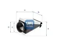 Vzduchov filtr UFI ‐ UFI 30.B87.00
