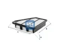 Vzduchov filtr UFI ‐ UFI 30.C39.00