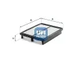 Vzduchov filtr UFI ‐ UFI 30.C44.00