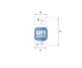 Palivov filtr UFI ‐ UFI 31.010.00