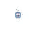 UFI Palivov� filtr&nbsp;&dash;&nbsp;UFI 31.027.00