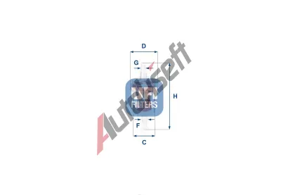 UFI Palivov� filtr UFI 31.027.00, 31.027.00