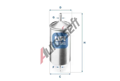 UFI Palivov� filtr UFI 31.501.00, 31.501.00