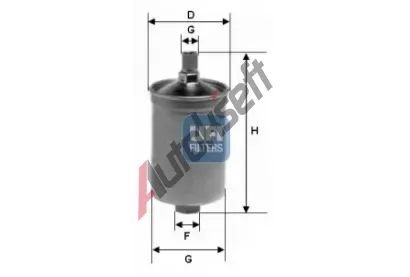 UFI Palivový filtr UFI 31.503.00, 31.503.00 UFI Palivový filtr UFI 31.503.00, 31.503.00