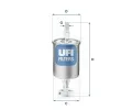 Palivov filtr UFI ‐ UFI 31.515.00