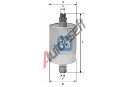UFI Palivov� filtr UFI 31.575.00, 31.575.00