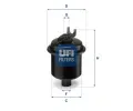 Palivov filtr UFI ‐ UFI 31.621.00