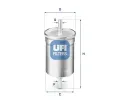 Palivov filtr UFI ‐ UFI 31.710.00