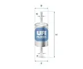 Palivov filtr UFI ‐ UFI 31.740.03