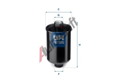 UFI Palivový filtr UFI 31.741.00, 31.741.00 UFI Palivový filtr UFI 31.741.00, 31.741.00