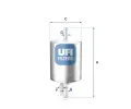 UFI Palivov filtr ‐ UFI 31.830.00