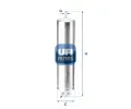 UFI Palivov filtr ‐ UFI 31.838.00