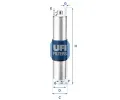 Palivov filtr UFI ‐ UFI 31.847.00