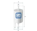 Palivov filtr UFI ‐ UFI 31.854.00