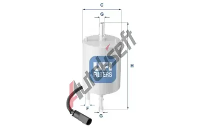 UFI Palivov� filtr UFI 31.861.00, 31.861.00